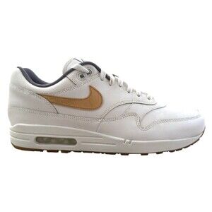 Nike Air Max 1 iD Custom Metalic Gold Swoosh Shoes Sneakers Mens Size 11